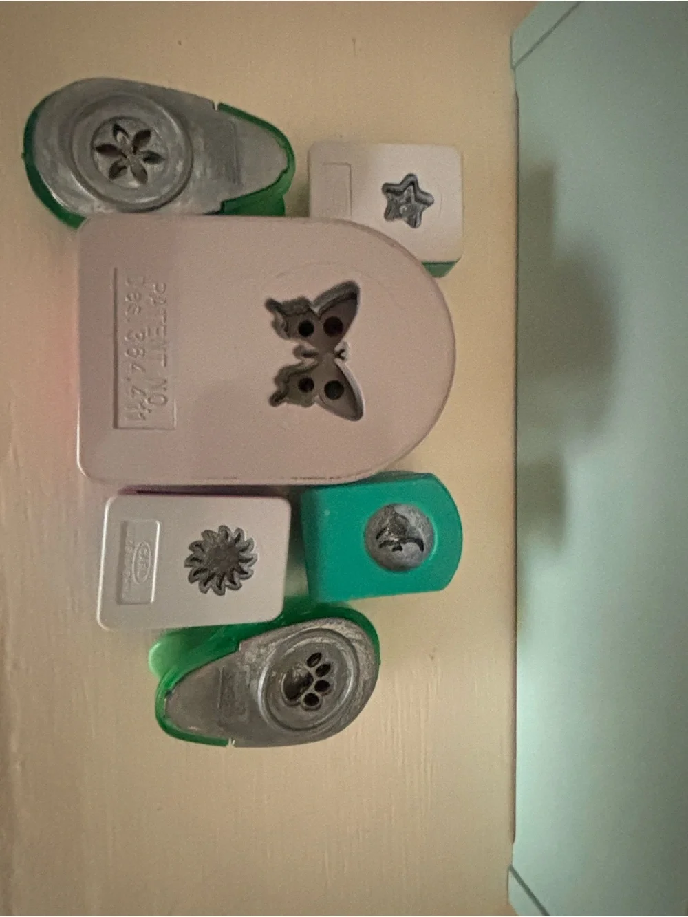 Craft Punch Set - Butterfly, Paw, Flower, Star, Sun